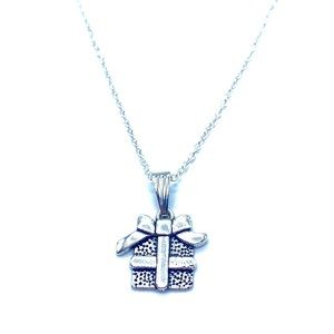 Gift Box Necklace Present